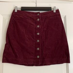 Wilfred Free Corduroy Mini Skirt